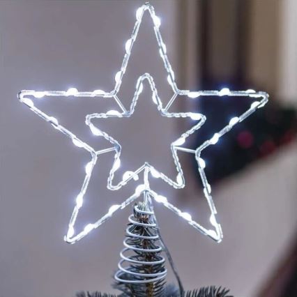 LED Εξωτερική Χριστουγεννιάτικη Διακόσμηση 30xLED/4W/30V IP44 ψυχρό λευκό