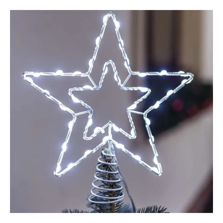 LED Εξωτερική Χριστουγεννιάτικη Διακόσμηση 30xLED/4W/30V IP44 ψυχρό λευκό