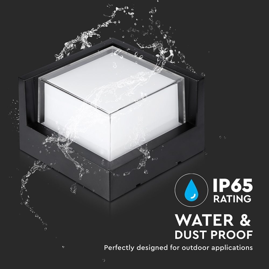 LED Εξωτερικό Επιτοίχιο Φωτιστικό LED/12W/230V 3000K IP65