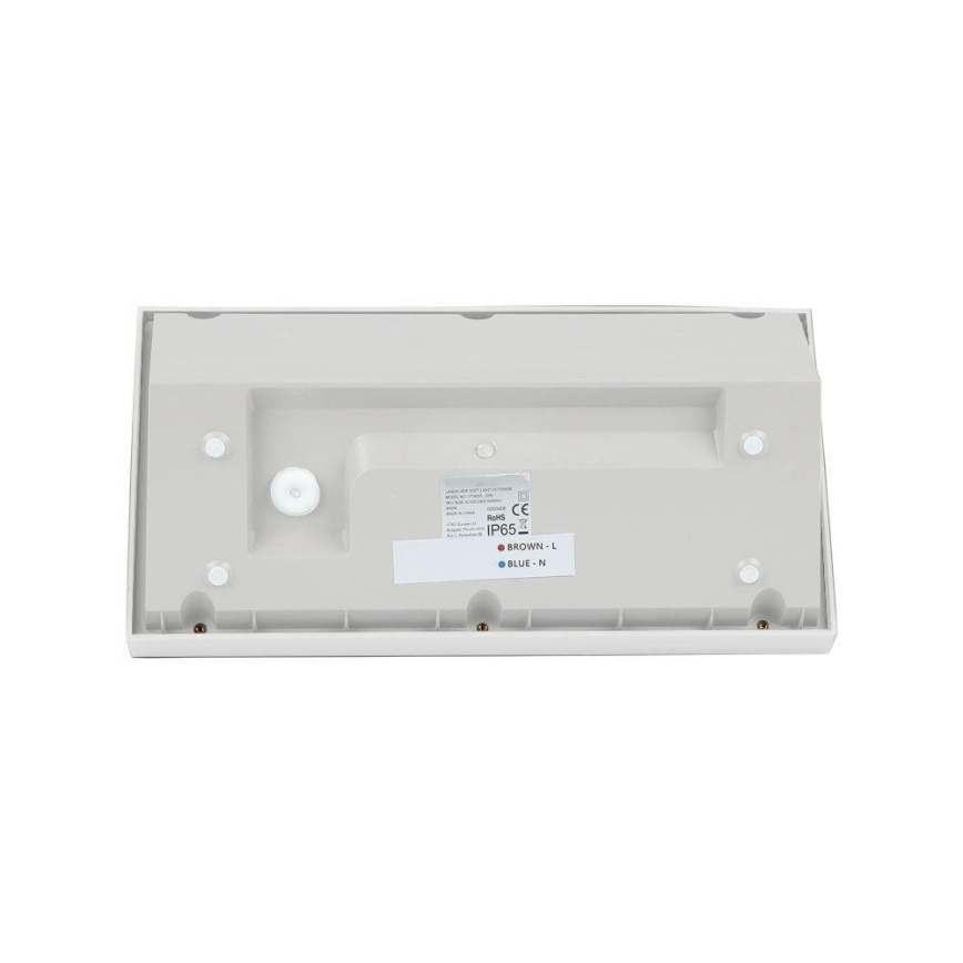 LED Εξωτερικό Επιτοίχιο Φωτιστικό LED/12W/230V 4000K IP65 λευκό