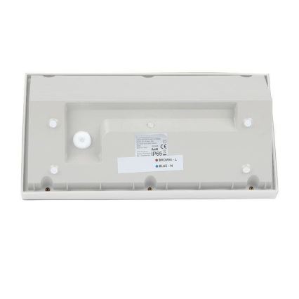 Εξωτερικό επιτοίχιο φωτιστικό LED/20W/230V 4000K IP65 λευκό