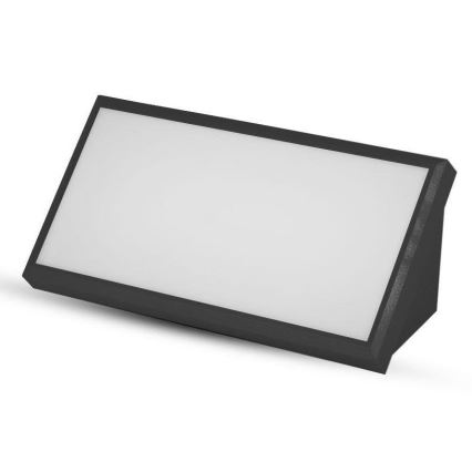 Εξωτερικό επιτοίχιο φωτιστικό LED/20W/230V 4000K IP65 μαύρο