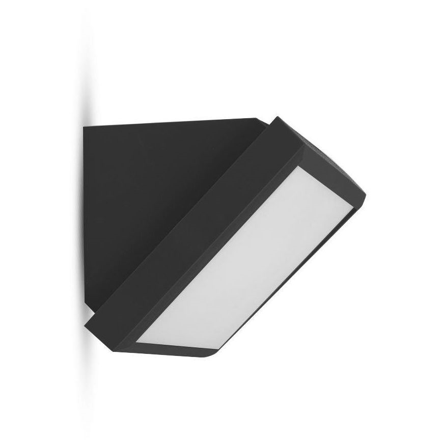 Εξωτερικό επιτοίχιο φωτιστικό LED/20W/230V 4000K IP65 μαύρο