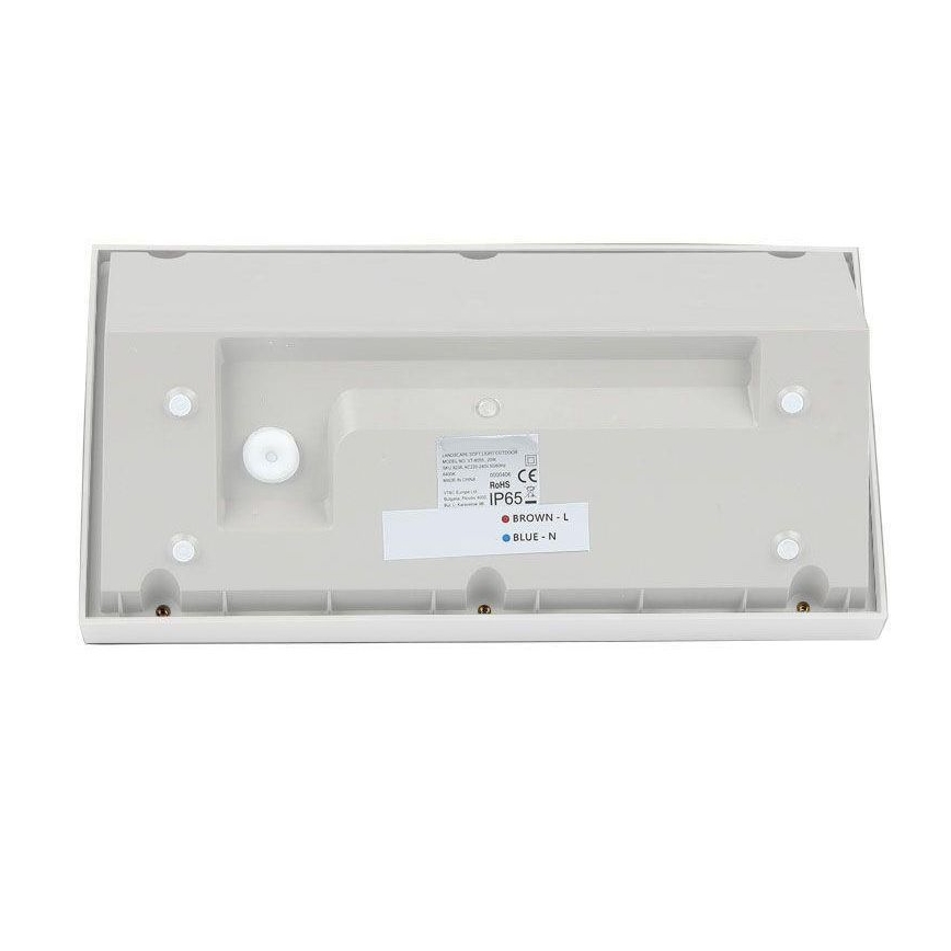LED Εξωτερικό Επιτοίχιο Φωτιστικό LED/20W/230V 6400K IP65 λευκό