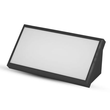 Εξωτερικό επιτοίχιο φωτιστικό LED/20W/230V 6400K IP65 μαύρο