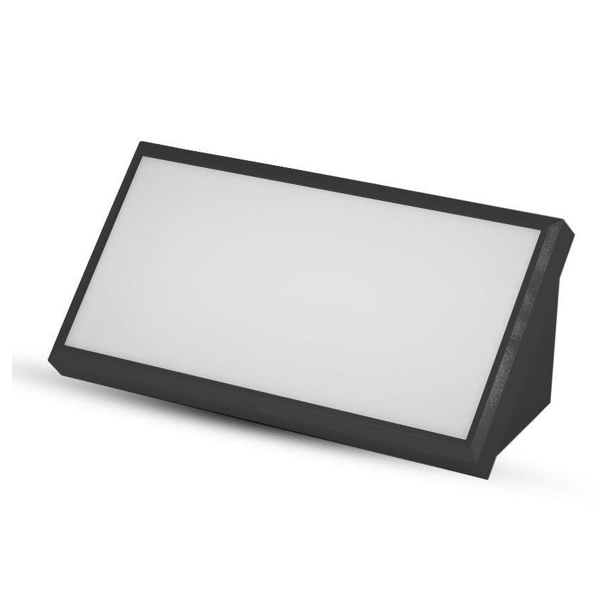 Εξωτερικό επιτοίχιο φωτιστικό LED/20W/230V 6400K IP65 μαύρο