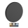 LED Εξωτερικό Επιτοίχιο Φωτιστικό PIATTA LED/9W/230V 3000/4000/6000K διάμ. 12 εκ. IP44 μαύρο