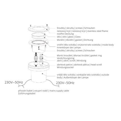 LED Εξωτερικό φωτιστικό δρόμου ROAD  LED/0,5W/230V IP67 3000K