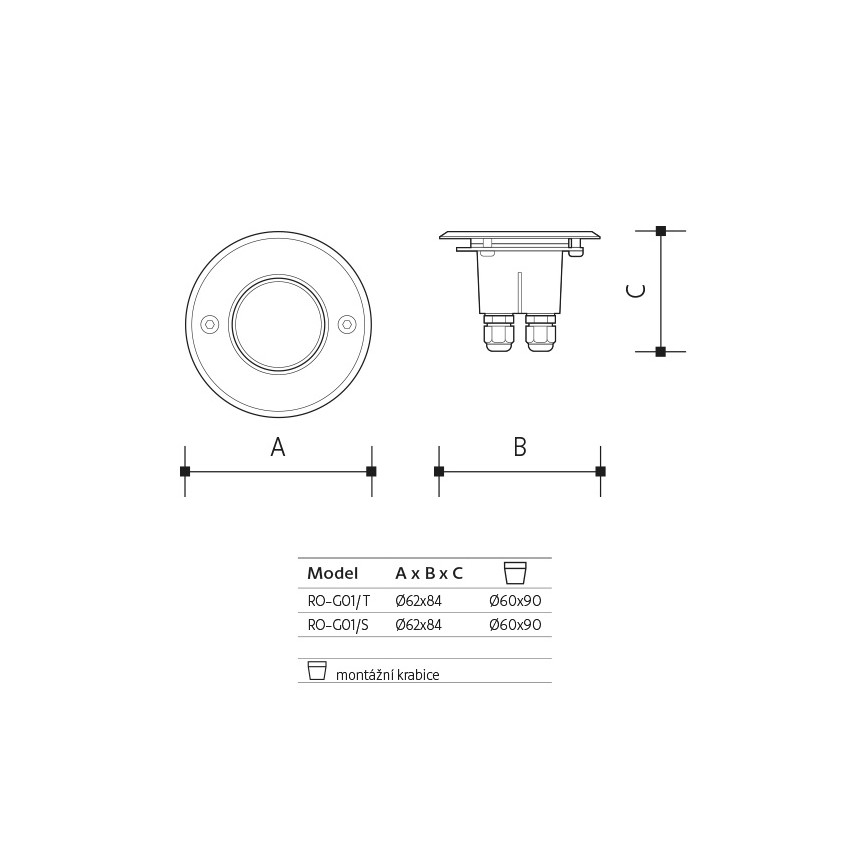 LED Εξωτερικό φωτιστικό δρόμου ROAD  LED/0,5W/230V IP67 3000K