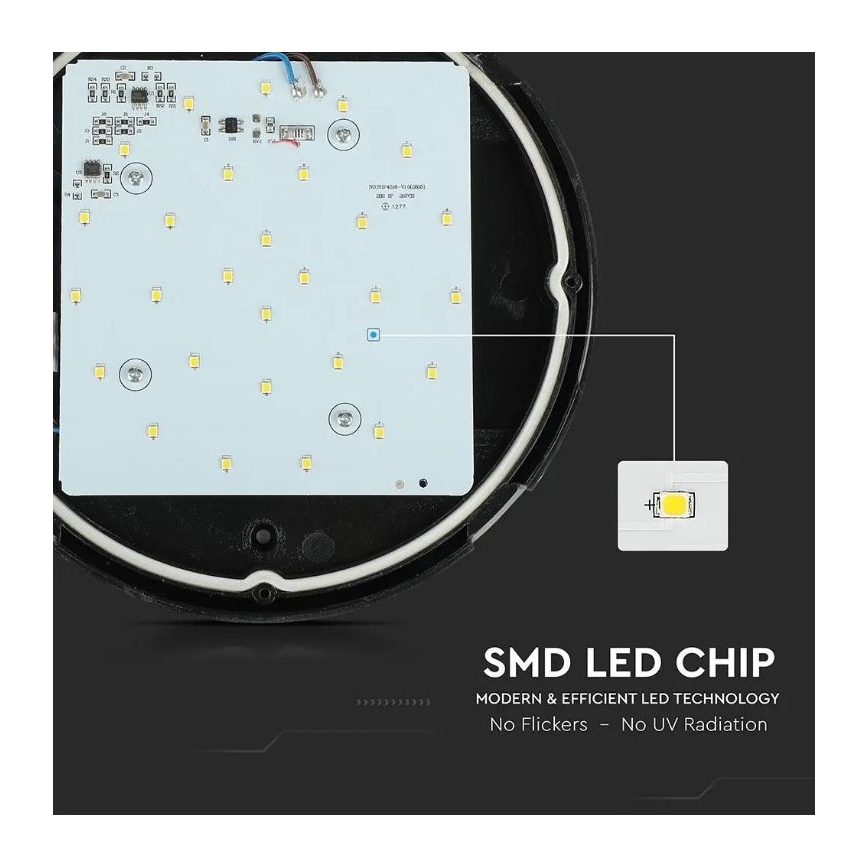 LED Εξωτερικό φωτιστικό οροφής LED/12W/230V IP54