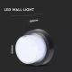LED Εξωτερικό φωτιστικό τοίχου LED/12W/230V IP65 3000K