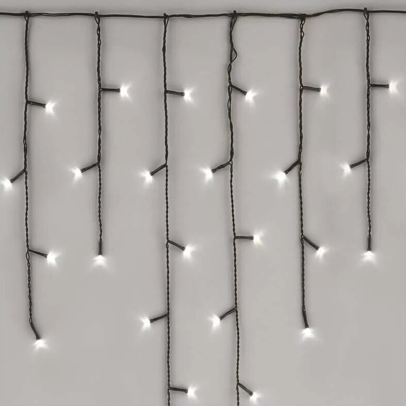 LED Εξωτερικό χριστουγεννιάτικο φωτιστικό αλυσίδα 100xLED/2,5x0,9m IP44 ψυχρό λευκό