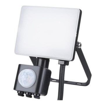 LED Εξωτερικός προβολέας με αισθητήρα LED/10W/230V 5000K IP44