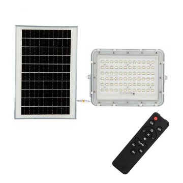 LED Εξωτερικού χώρου dimming solar προβολέας LED/15W/3,2V IP65 4000K λευκό + τηλεχειριστήριο