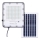 LED Εξωτερικού χώρου dimming ηλιακό προβολέας LED/50W/3,2V 4500K IP65 μαύρο + τηλεχειριστήριο