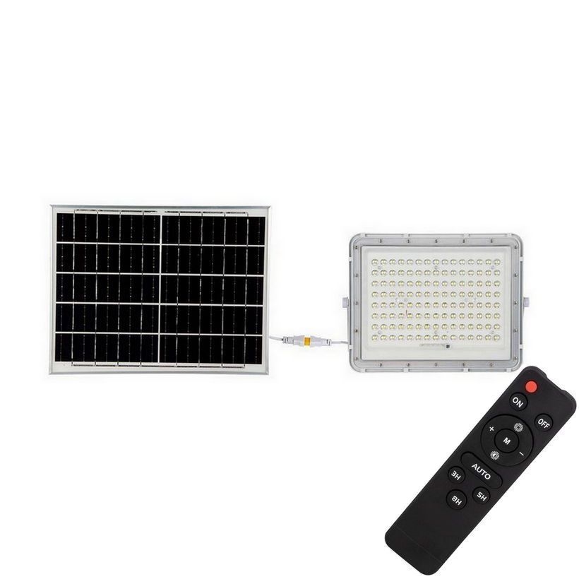 LED Εξωτερικού χώρου solar προβολέας  LED/20W/3,2V 6400K λευκό IP65 + τηλεχειριστήριο