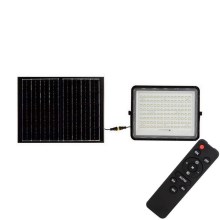 LED Εξωτερικού χώρου solar προβολέας  LED/20W/3,2V 6400K μαύρο IP65 + τηλεχειριστήριο