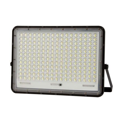 LED Εξωτερικού χώρου solar προβολέας  LED/30W/3,2V 4000K μαύρο IP65 + τηλεχειριστήριο