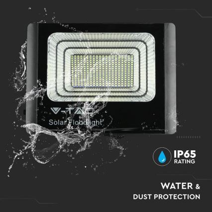 LED Εξωτερικού χώρου solar προβολέας  LED/40W/10V IP65 6000K + τηλεχειριστήριο
