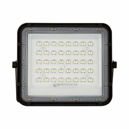 LED Εξωτερικού χώρου dimming solar προβολέας LED/6W/3,2V IP65 4000K μαύρο + τηλεχειριστήριο