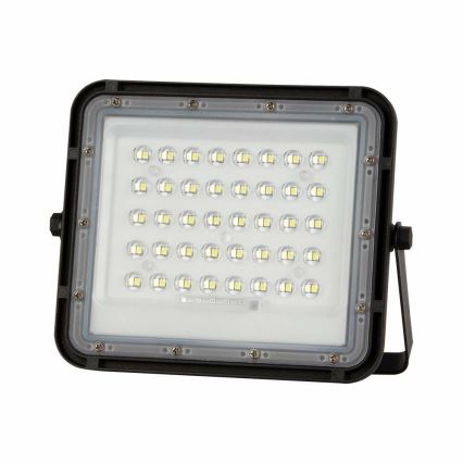 LED Εξωτερικού χώρου dimming solar προβολέας LED/6W/3,2V IP65 4000K μαύρο + τηλεχειριστήριο