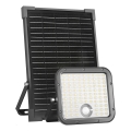LED Εξωτερικού χώρου solar προβολέας με αισθητήρα LED/30W/6,4V IP65 3000/4000K + τηλεχειριστήριο