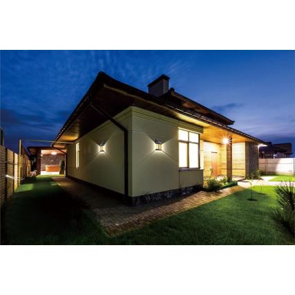 LED Εξωτερικού χώρου solar φωτιστικό τοίχου με αισθητήρα LED/1W/230V 1200mAh IP65