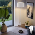 LED Επιδαπέδιο Φωτιστικό TUNJA 1xE27/20W/230V Ø 38 εκ. μαύρο/λευκό