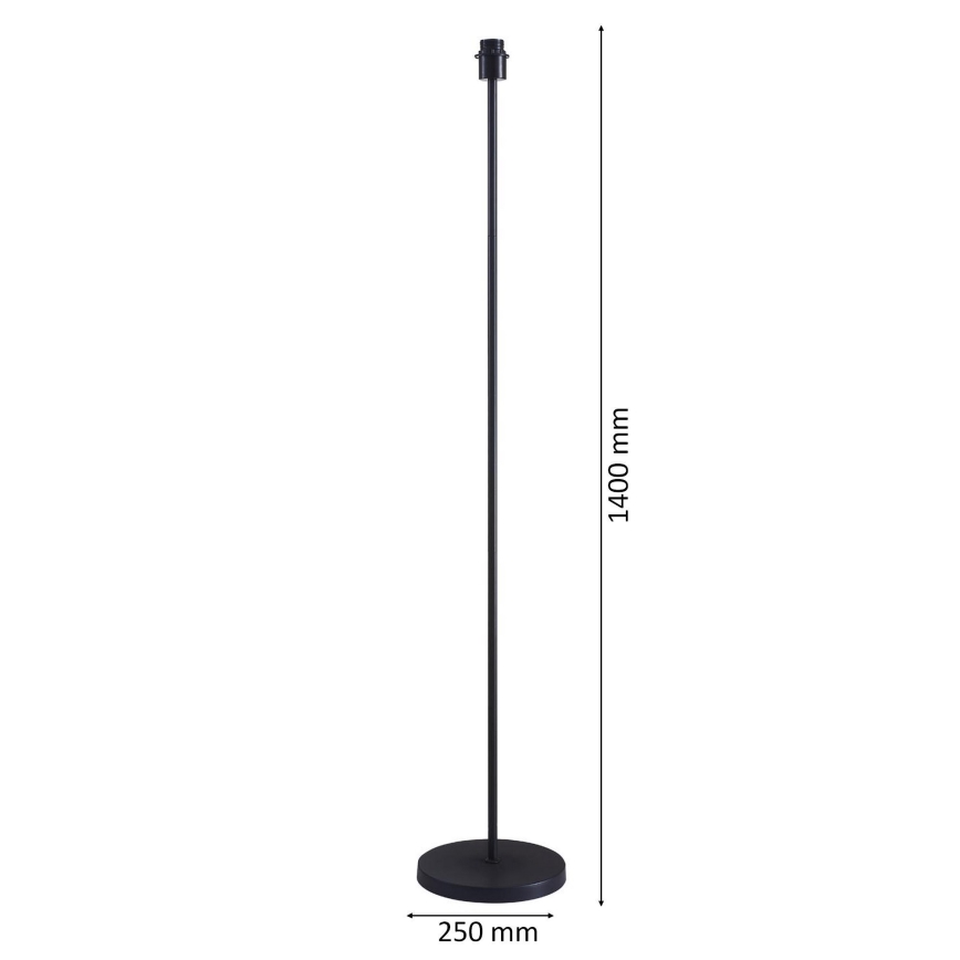LED Επιδαπέδιο φωτιστικό TUNJA 1xE27/20W/230V διάμ. 30 cm μαύρο/λευκό