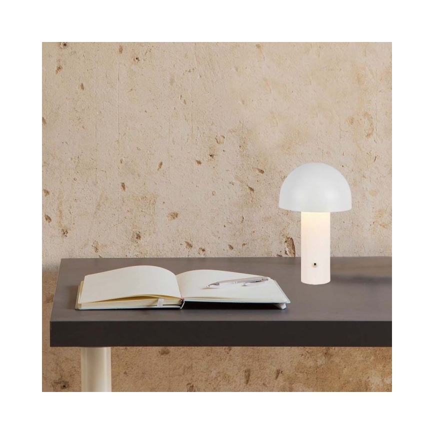 LED Dimming rechargeable touch επιτραπέζια λάμπα LED/1W/5V 3000-6000K 1800 mAh λευκό