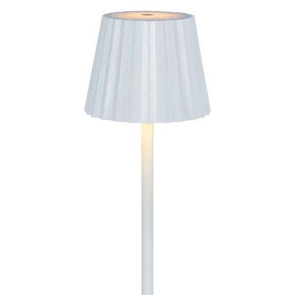 LED Dimming rechargeable touch επιτραπέζια λάμπα LED/4W/5V 3000-6000K 1800 mAh λευκό