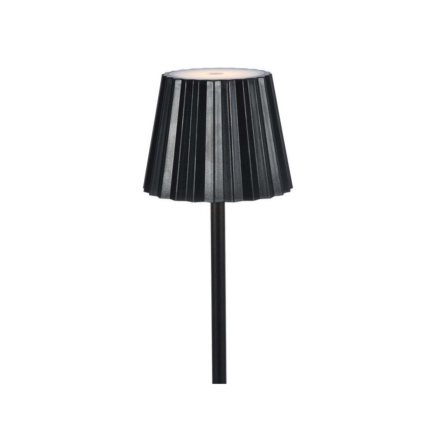 LED Dimming rechargeable touch επιτραπέζια λάμπα LED/4W/5V 3000-6000K 1800 mAh μαύρο