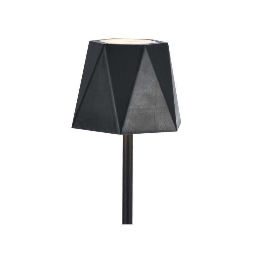 LED Dimming rechargeable touch επιτραπέζια λάμπα LED/4W/5V 3000-6000K 1800 mAh μαύρο