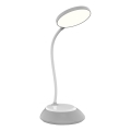 LED Επαναφορτιζόμενη επιτραπέζια λάμπα dimming VISUA LED/5W/5V 3000-5000K 1200 mAh γκρι