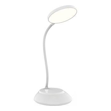 LED Επαναφορτιζόμενη επιτραπέζια λάμπα dimming VISUA LED/5W/5V 3000-5000K 1200 mAh λευκό
