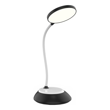 LED Επαναφορτιζόμενη επιτραπέζια λάμπα dimming VISUA LED/5W/5V 3000-5000K 1200 mAh μαύρο