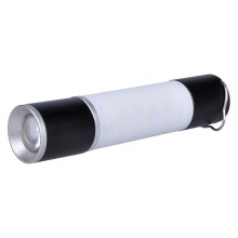 LED Επαναφορτιζόμενο camping flashlight με ένα power bank λειτουργία LED/1500 mAh 3,7V IP44