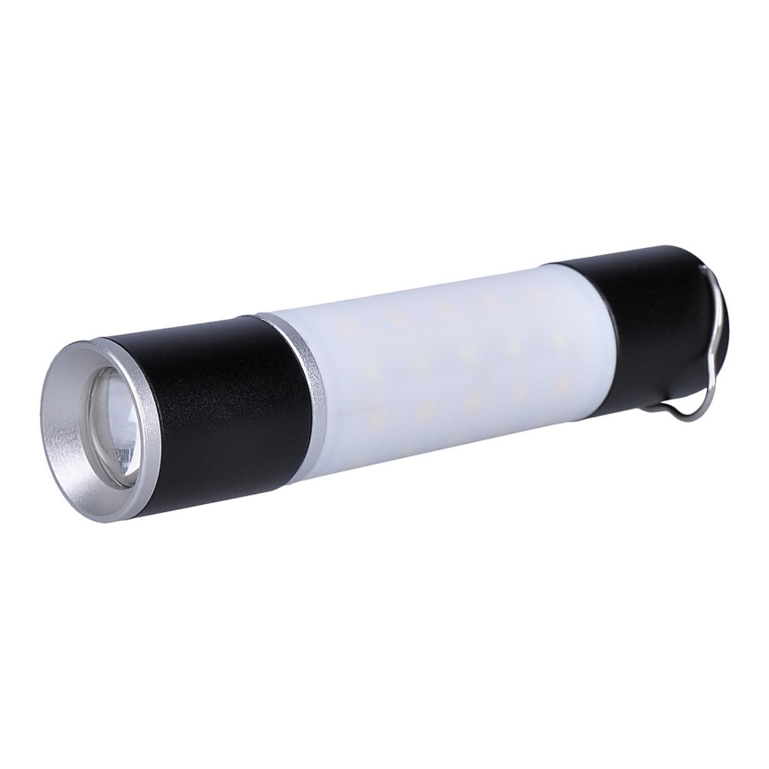 LED Επαναφορτιζόμενο camping flashlight με ένα power bank λειτουργία LED/1500 mAh 3,7V IP44