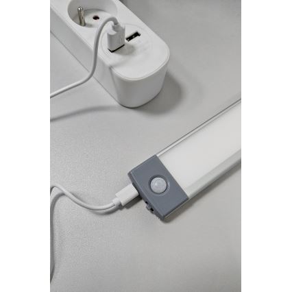 LED Επαναφορτιζόμενο φωτιστικό επίπλων με αισθητήρα LED/2,5W/5V USB 800 mAh 4200K 32,5 cm