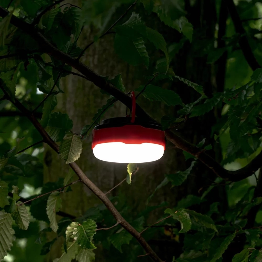 LED Dimming επαναφορτιζόμενος ηλιακός φακός με λειτουργία power bank LED/3W/5V 3000/4000/6500K IPX6 500 γυαλιστερό 2000 mAh