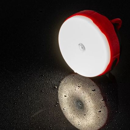 LED Dimming επαναφορτιζόμενος ηλιακός φακός με λειτουργία power bank LED/3W/5V 3000/4000/6500K IPX6 500 γυαλιστερό 2000 mAh