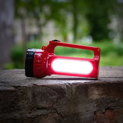 LED Επαναφορτιζόμενος ηλιακός φακός LED/7W/230V 400 γυαλιστερό 3200 mAh