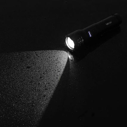 LED Ρυθμιζόμενος Φακός Επαναφορτιζόμενος LED/20W/5V IPX4 800 lm 2000 mAh