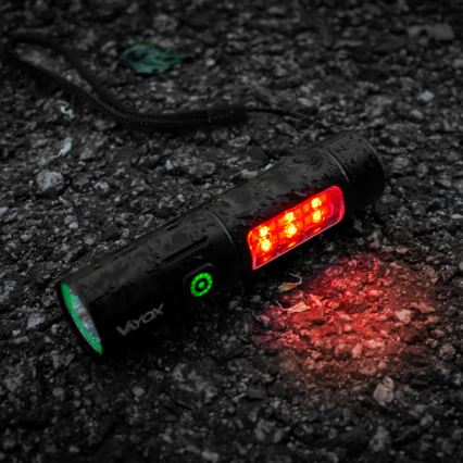 LED Φορητός Φακός με Ρυθμιζόμενη Φωτεινότητα και Κόκκινο Φως LED/5W/5V IPX4 250 lm 2000 mAh