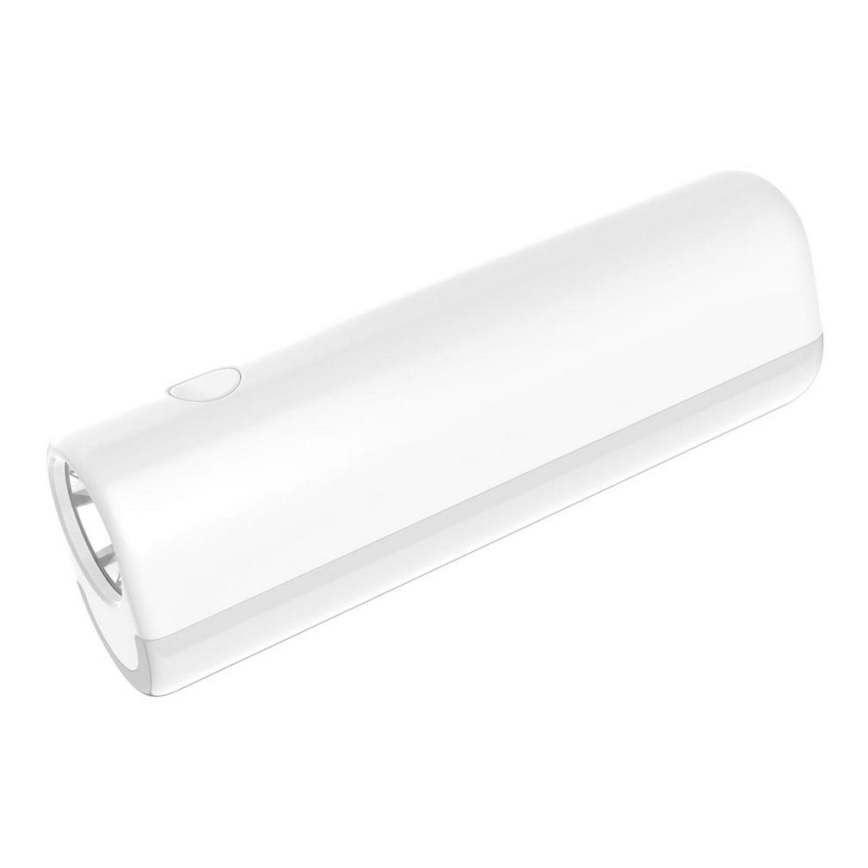 LED Επαναφορτιζόμενος φακός LED/4,5W/3,7V 1200 mAh λευκό