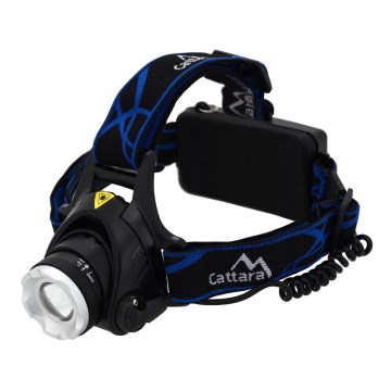 LED Επαναφορτιζόμενος Φακός Κεφαλής LED/6W/7,4V 5600 mAh IP44 μαύρο/μπλε