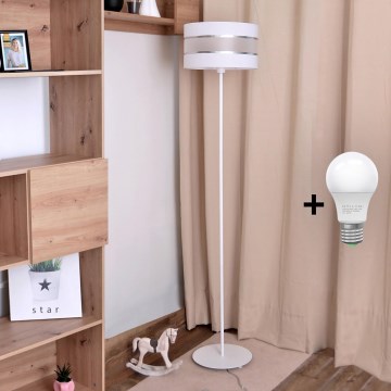 LED Επιδαπέδια λάμπα HELEN 1xE27/15W/230V λευκό