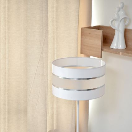 LED Επιδαπέδια λάμπα HELEN 1xE27/15W/230V λευκό