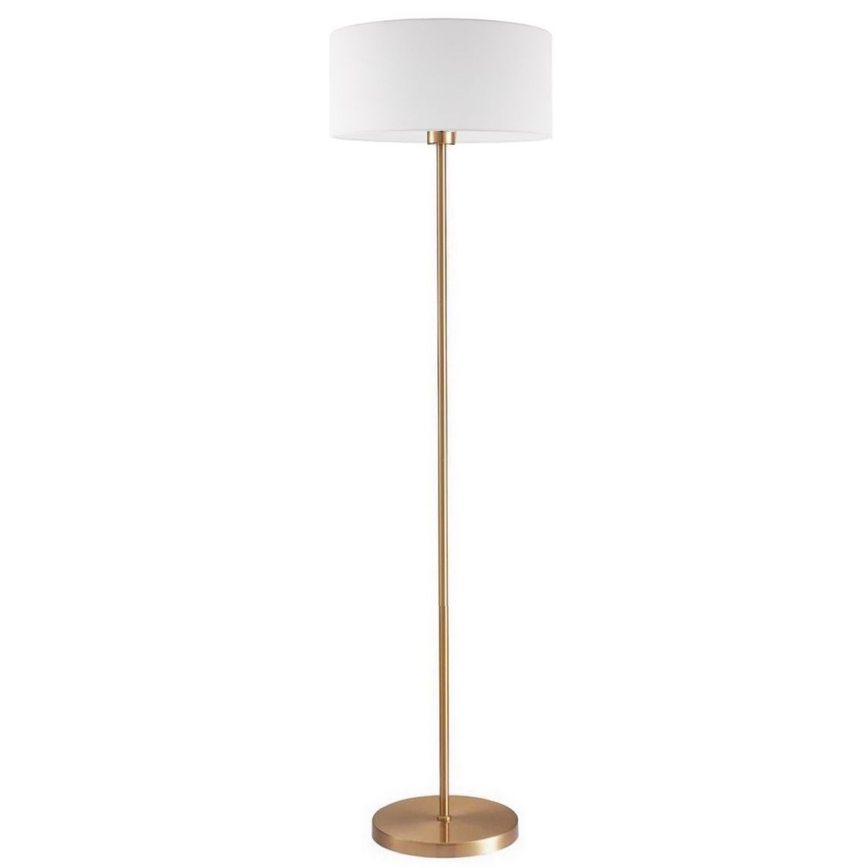 LED Επιδαπέδιο φωτιστικό TUNJA 1xE27/20W/230V, διάμ. 38 εκ., χρυσό/λευκό
