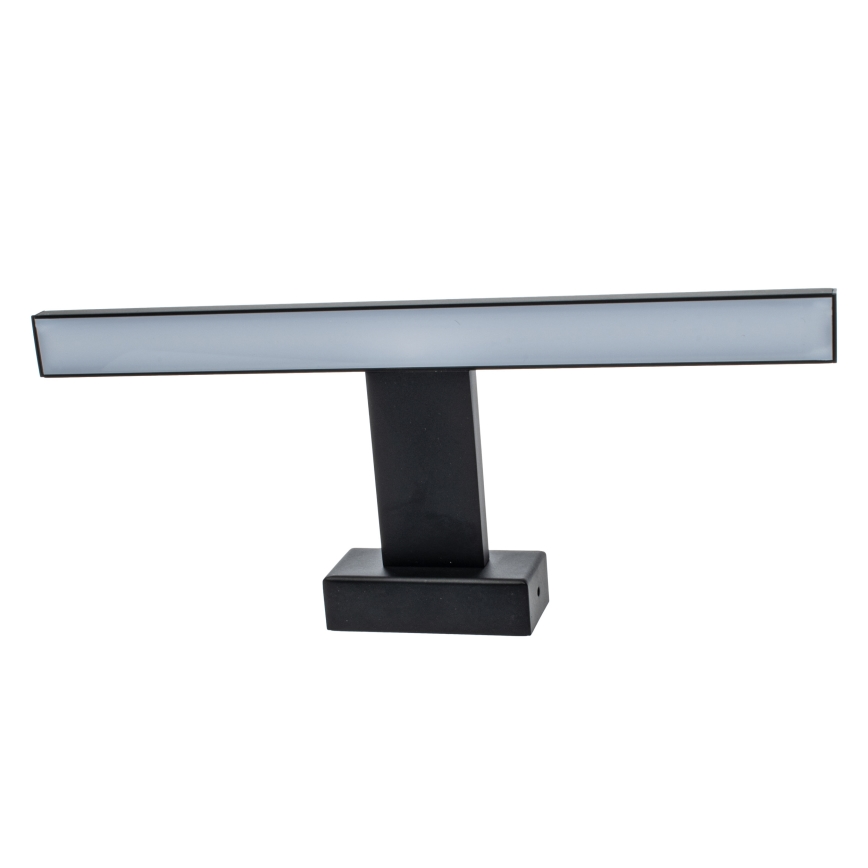 LED επιτοίχιο φωτιστικό για μπάνιο SHINE LED/7W/230V 30 cm IP44 μαύρο